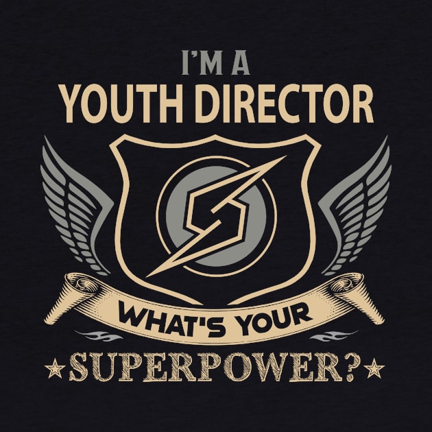 Youth Director T Shirt - Superpower Gift Item Tee by Cosimiaart